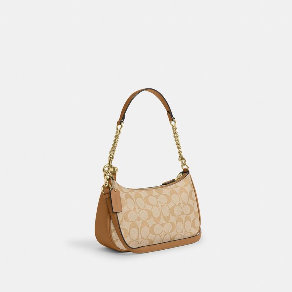NWT Coach Outlet Teri Shoulder Bag In Signature Canvas - Picture 2 of 6